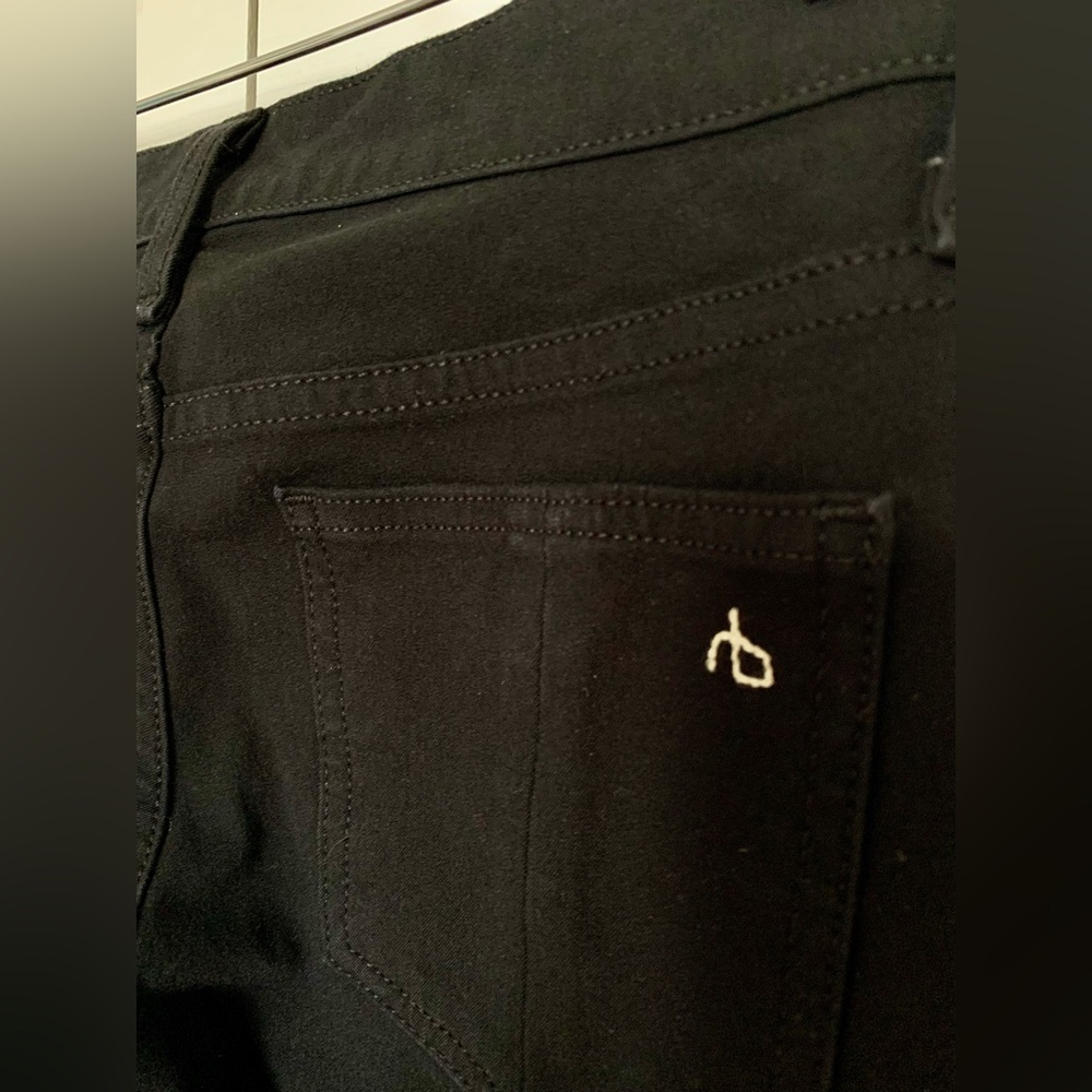 $220 NEW Rag & Bone Slim Skinny Low Rise Jeans Pants Sz 25 Equestrian leggings - Picture 11 of 14